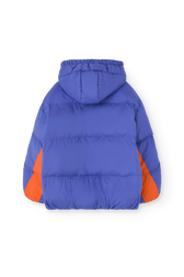 Purple Roadrunner Puffer Jacket BACK