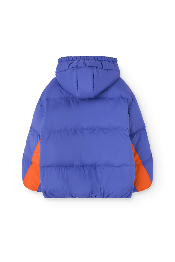 Purple Roadrunner Puffer Jacket BACK