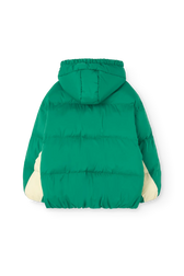 Green Roadrunner Puffer Jacket BACK