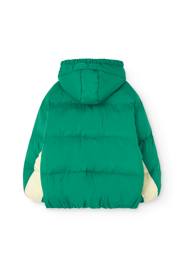 Green Roadrunner Puffer Jacket BACK