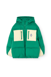 Green Roadrunner Puffer Jacket FRONT