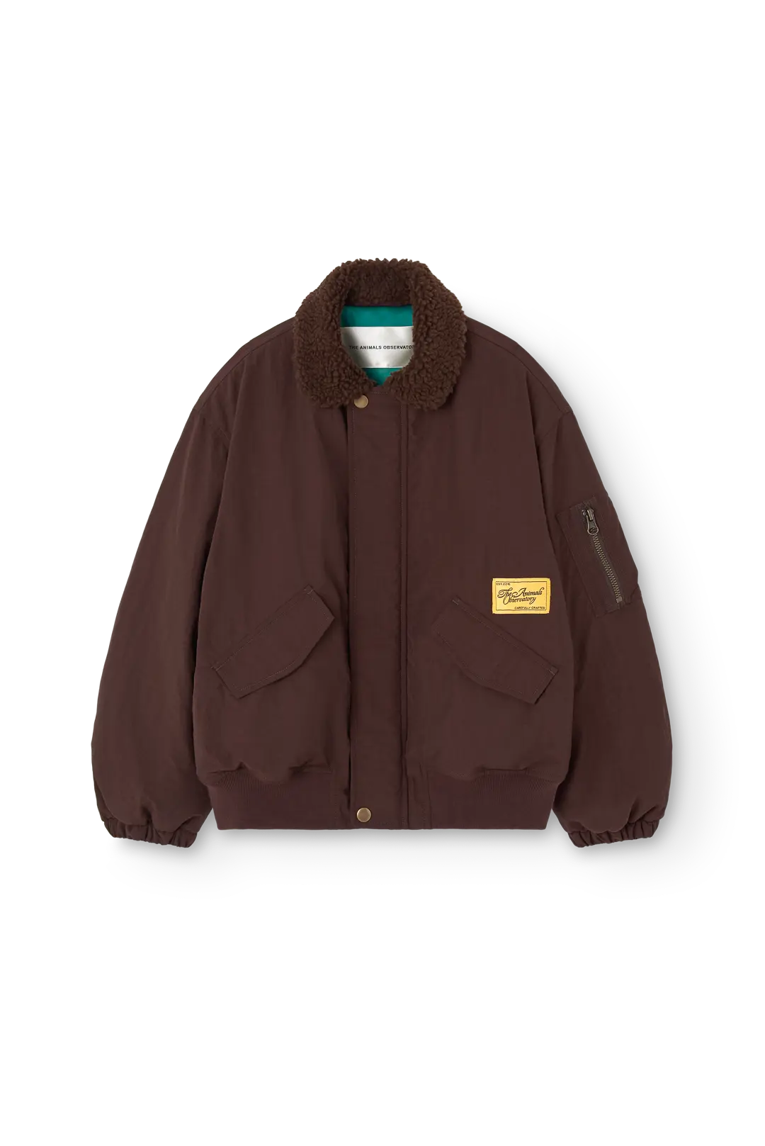 Dark Brown Homard Bomber Jacket | The Animals Observatory