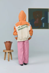 Raw White Carp Jacket MODEL BACK