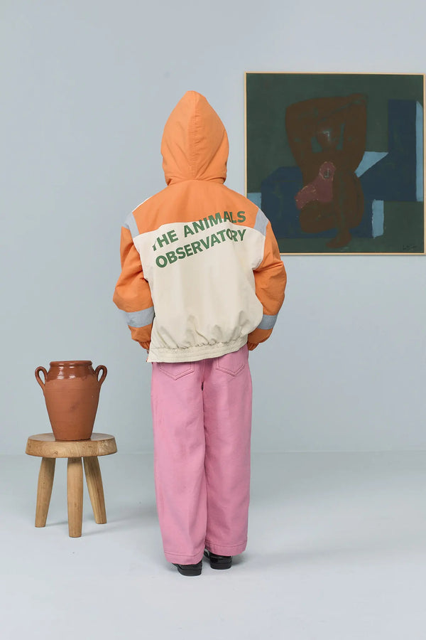 Raw White Carp Jacket MODEL BACK