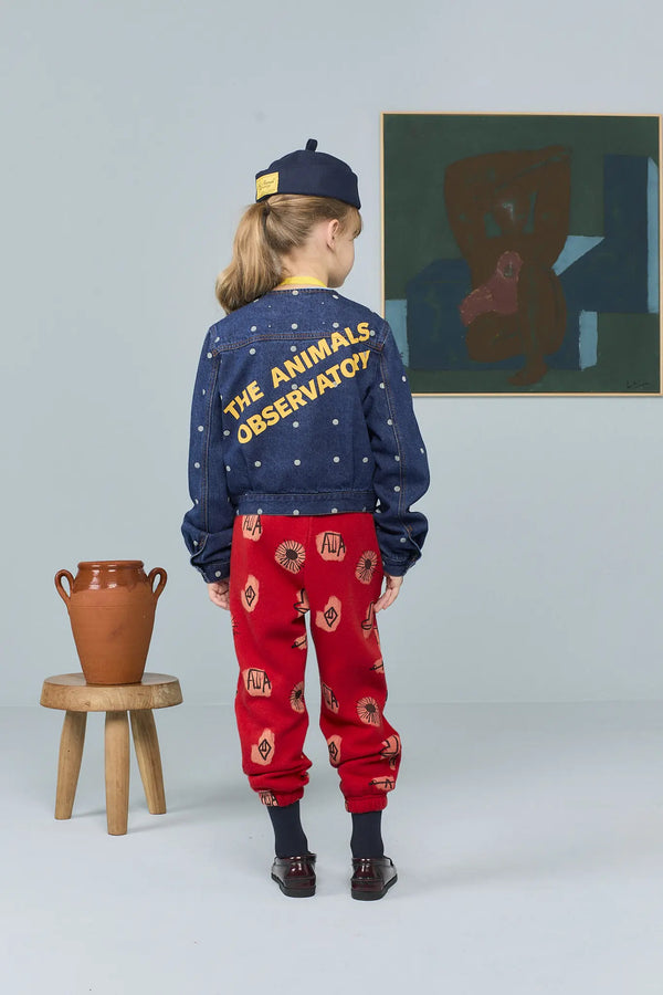 Blue Swift Denim Jacket MODEL BACK