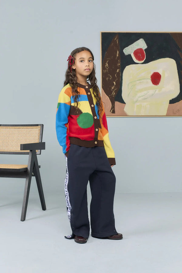 Multicolor Toucan Cardigan MODEL FRONT