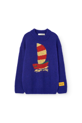 Purple Bowfish Sweater FRONT