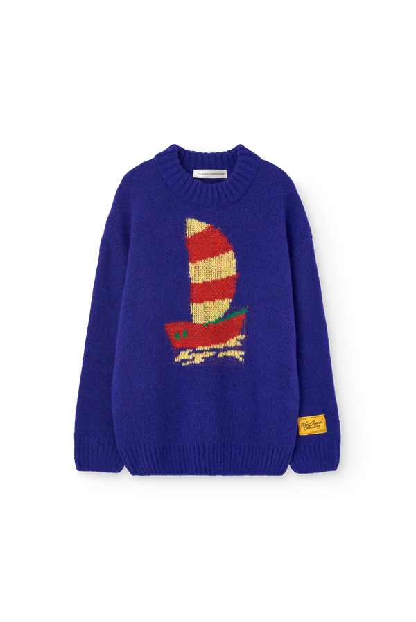 Purple Bowfish Sweater FRONT
