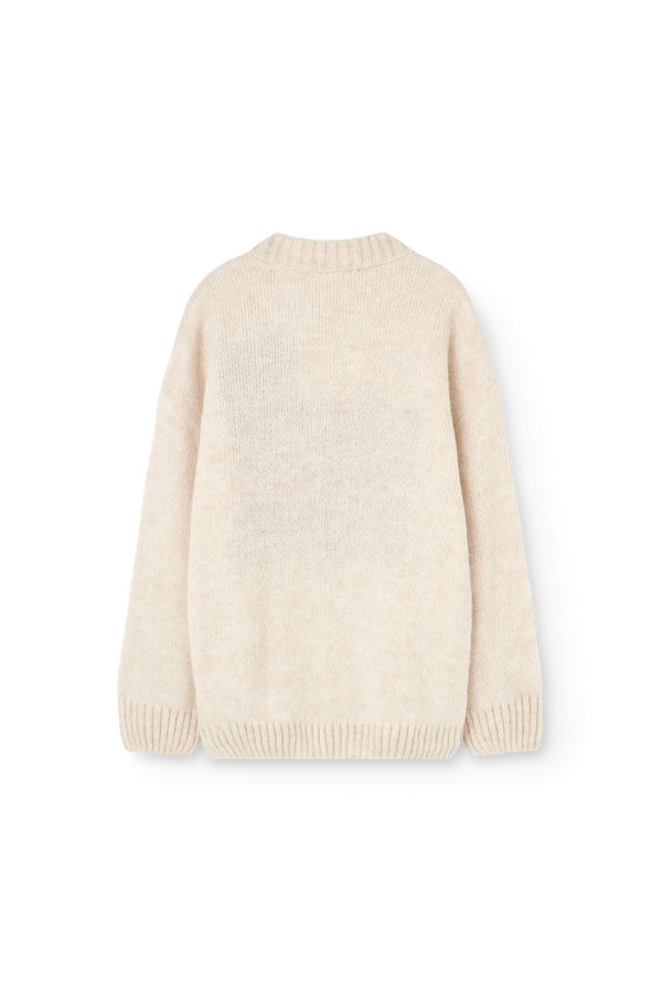 Raw White Bowfish Sweater BACK