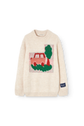 Pull Bowfish Blanc Naturel