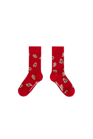Red Worm Socks