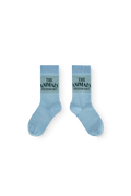 Dusty Blue Snail Socks