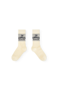 Raw White Snail Socks