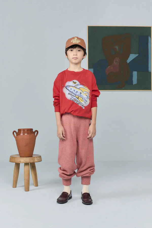 Brown Hamster Cap MODEL FRONT