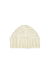 Raw White Pony Beanie BACK