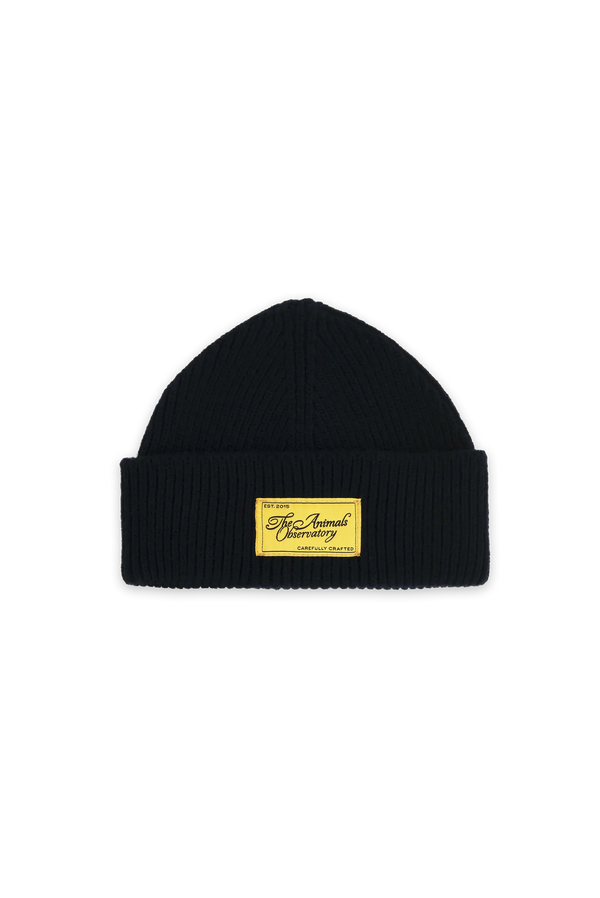 Navy Pony Beanie FRONT