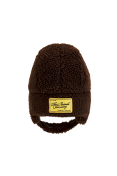 Dark Brown Perkingese Hat BACK