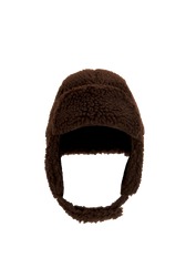 Dark Brown Perkingese Hat FRONT