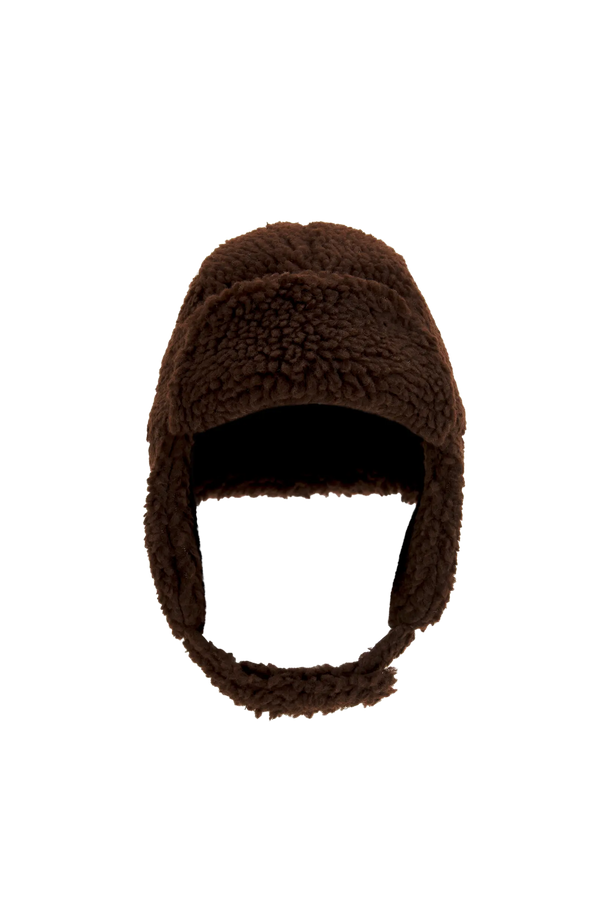 Dark Brown Perkingese Hat FRONT