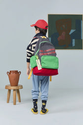 Dark Navy Addax Backpack MODEL BACK