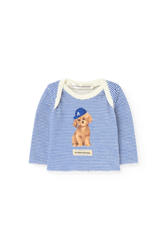Striped Wapiti Long Sleeve T-shirt for baby