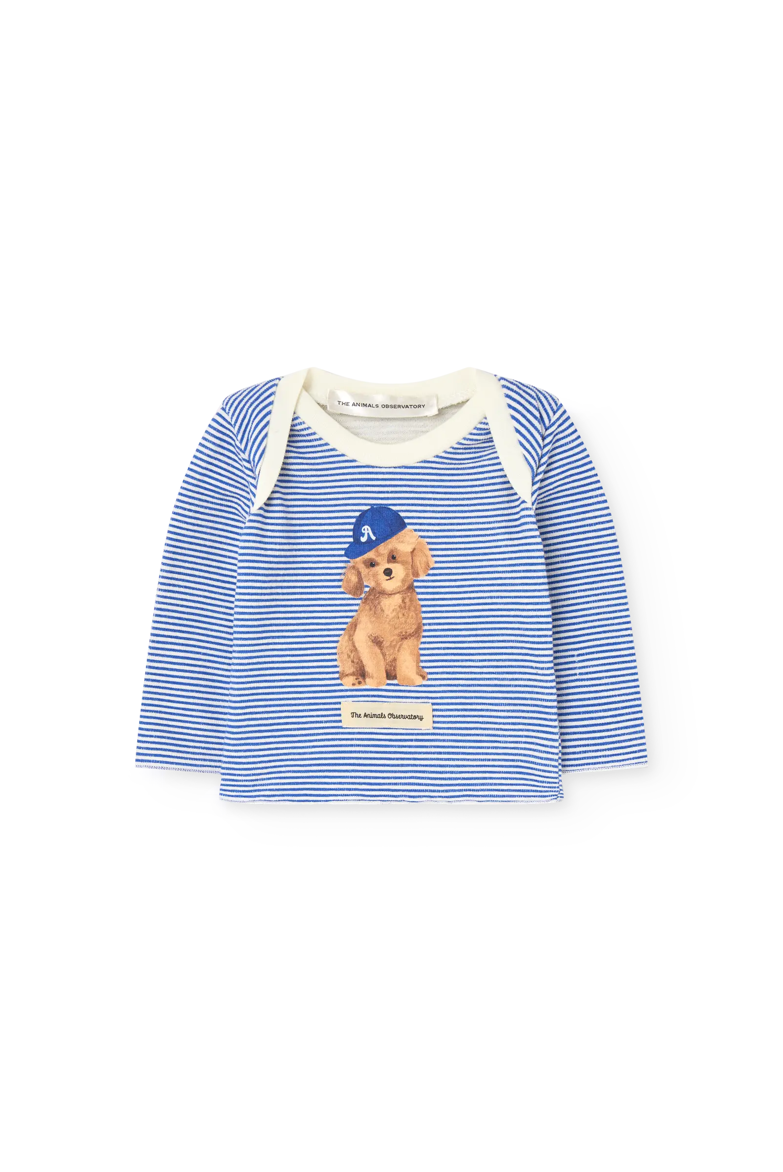 Striped Wapiti Long Sleeve T-shirt for baby FRONT