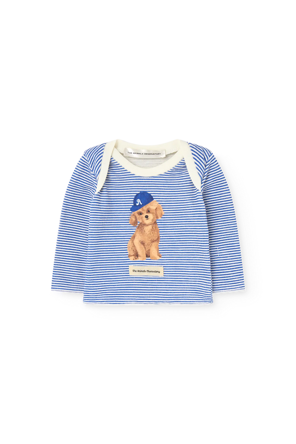 Striped Wapiti Long Sleeve T-shirt for baby FRONT