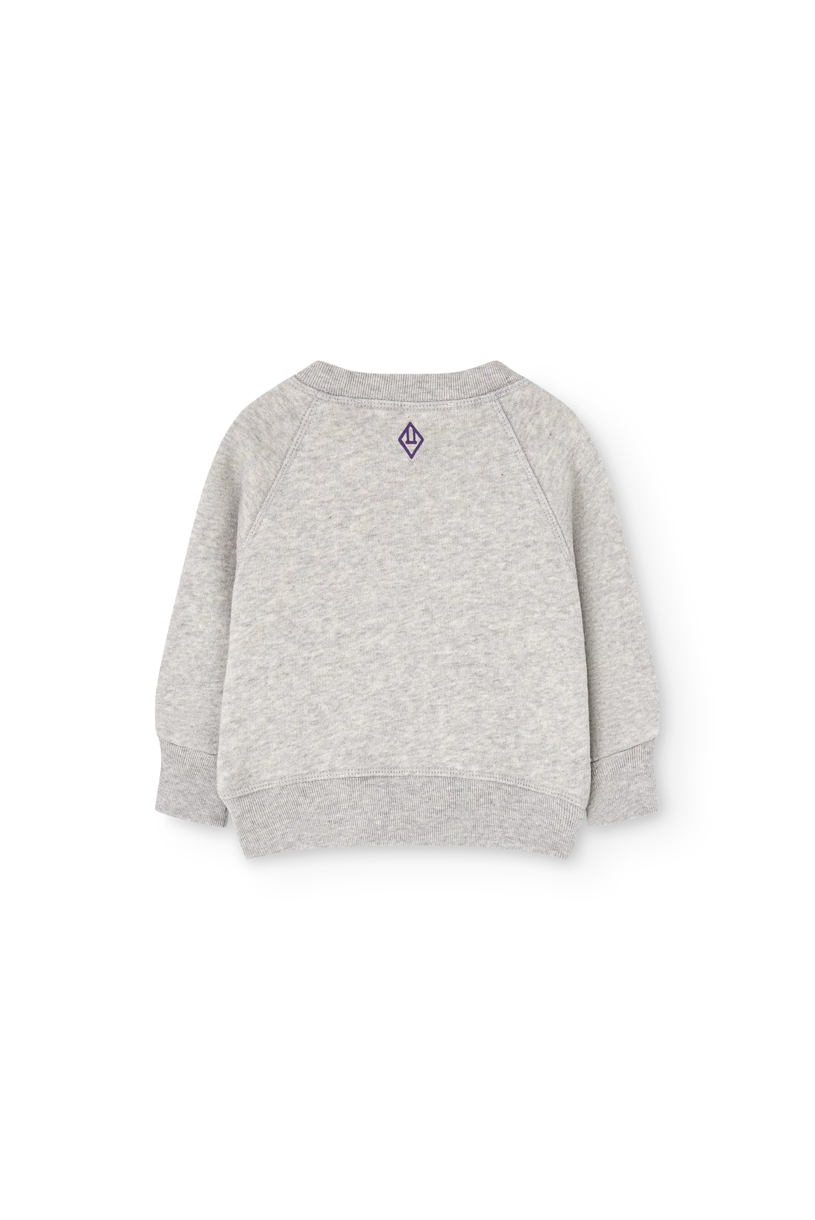 Grey Jackal Sweatshirt for baby BACK