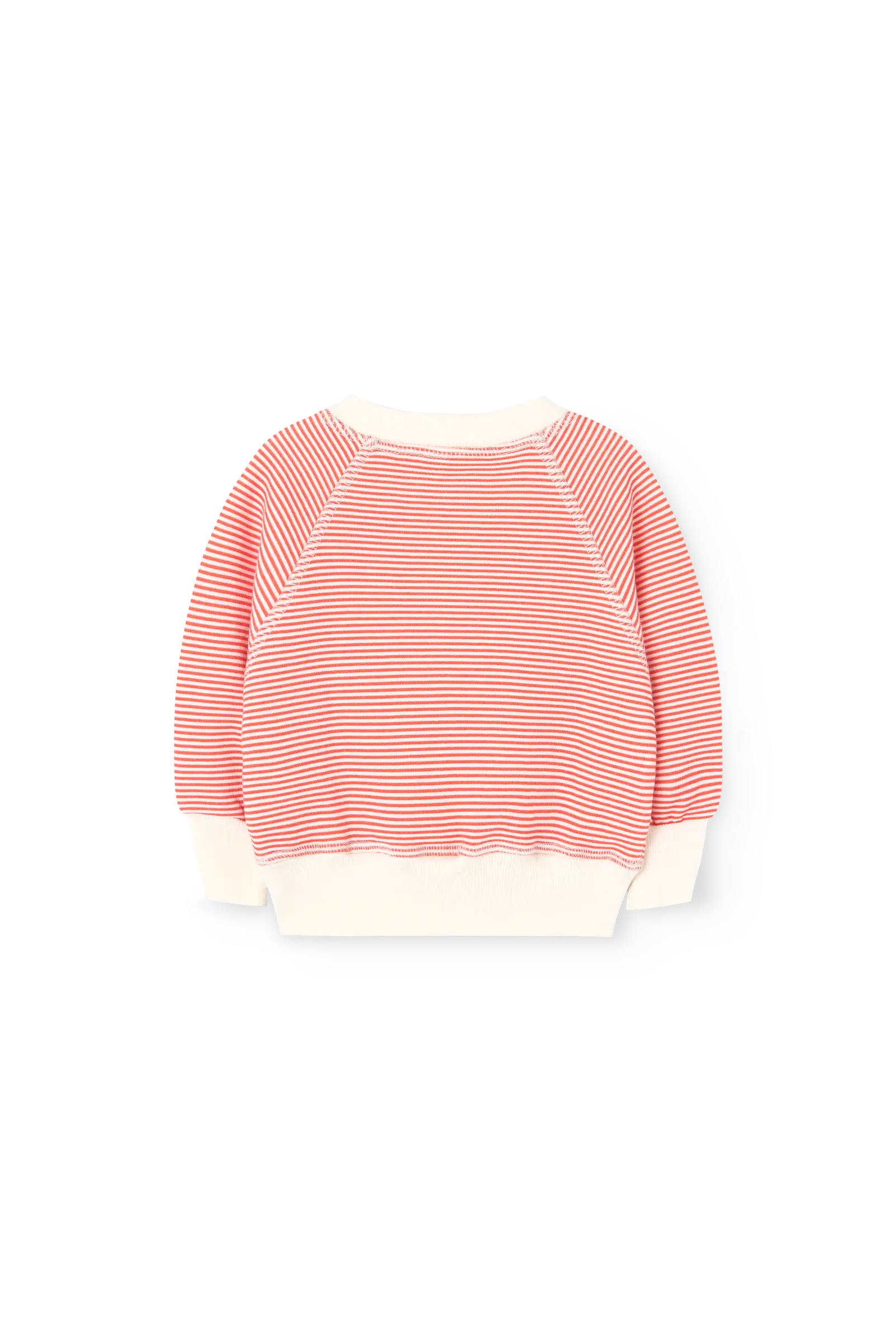 Striped Jackal Sweatshirt for baby BACK