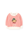 Striped Jackal Sweatshirt for baby