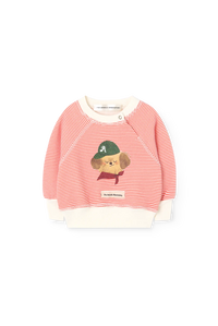 Striped Jackal Sweatshirt for baby COVER