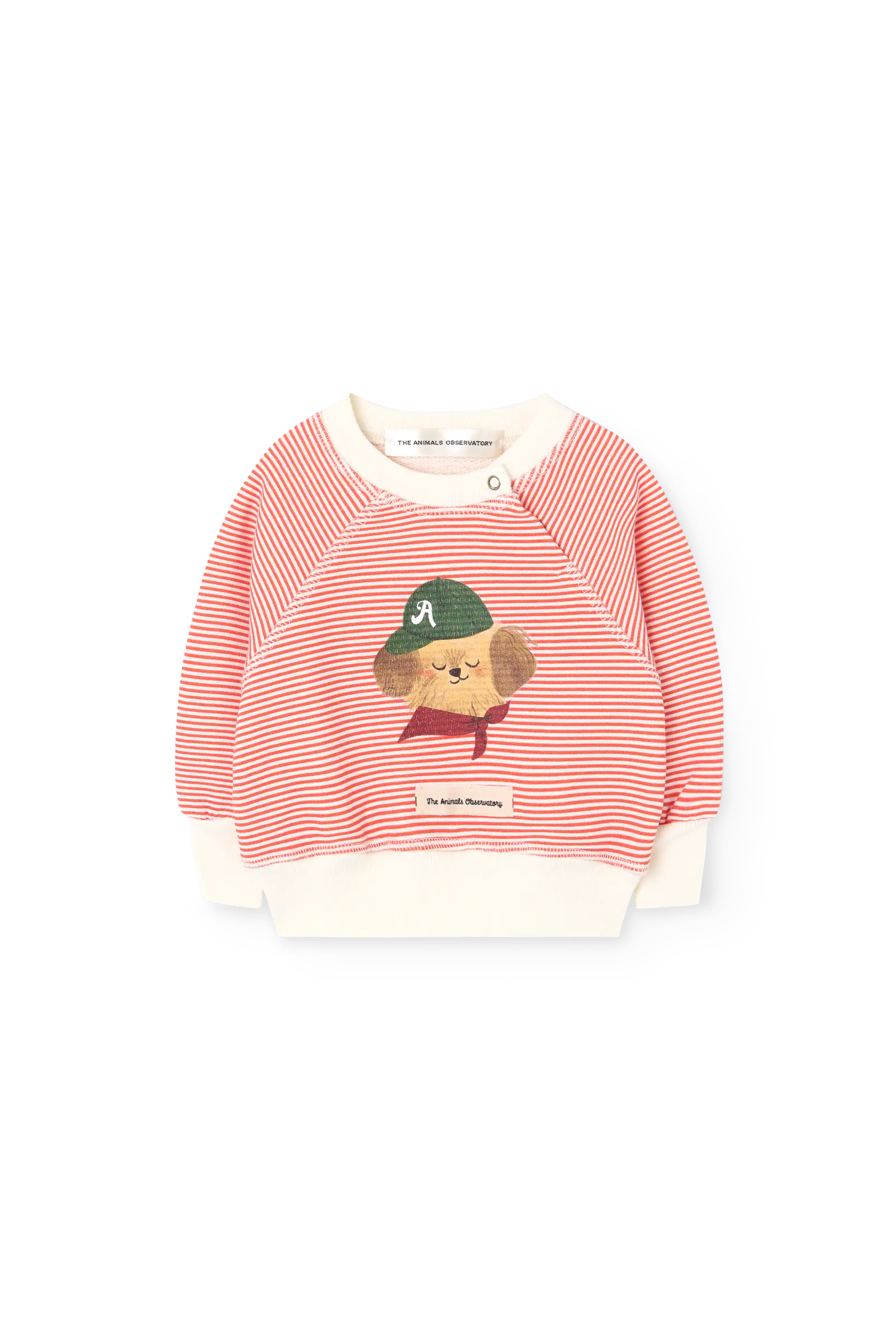 Striped Jackal Sweatshirt for baby FRONT