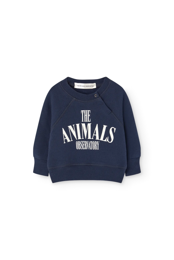 Navy Jackal Sweatshirt for baby FRONT