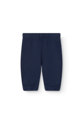 Navy Sloth Sweatpants for baby BACK