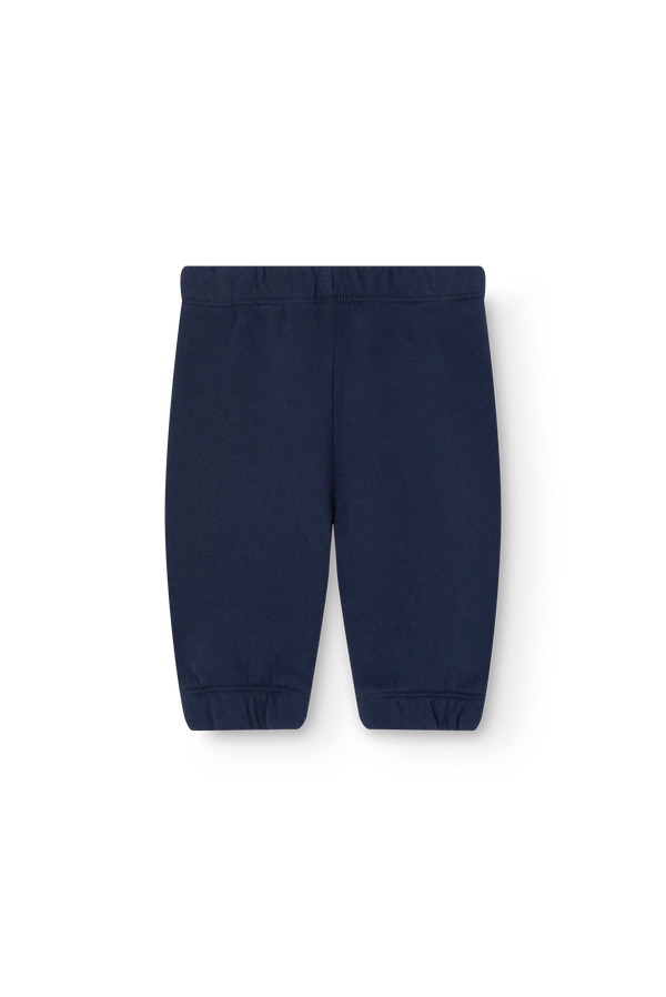 Navy Sloth Sweatpants for baby BACK