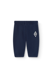 Navy Sloth Sweatpants for baby FRONT