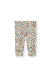 Floral Penguin Leggings for baby BACK