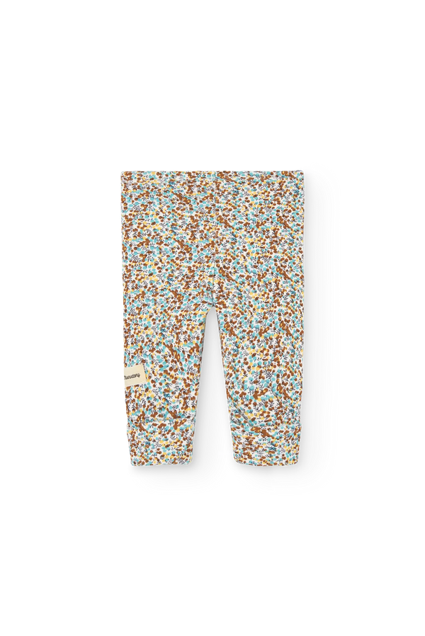 Floral Penguin Leggings for baby BACK