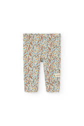 Floral Penguin Leggings for baby FRONT