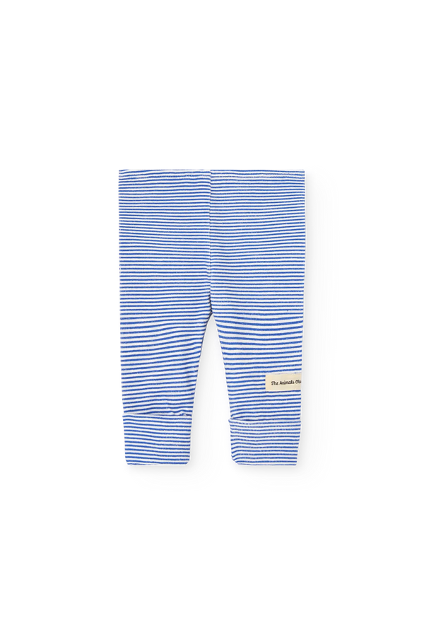 Striped Penguin Leggings for baby FRONT
