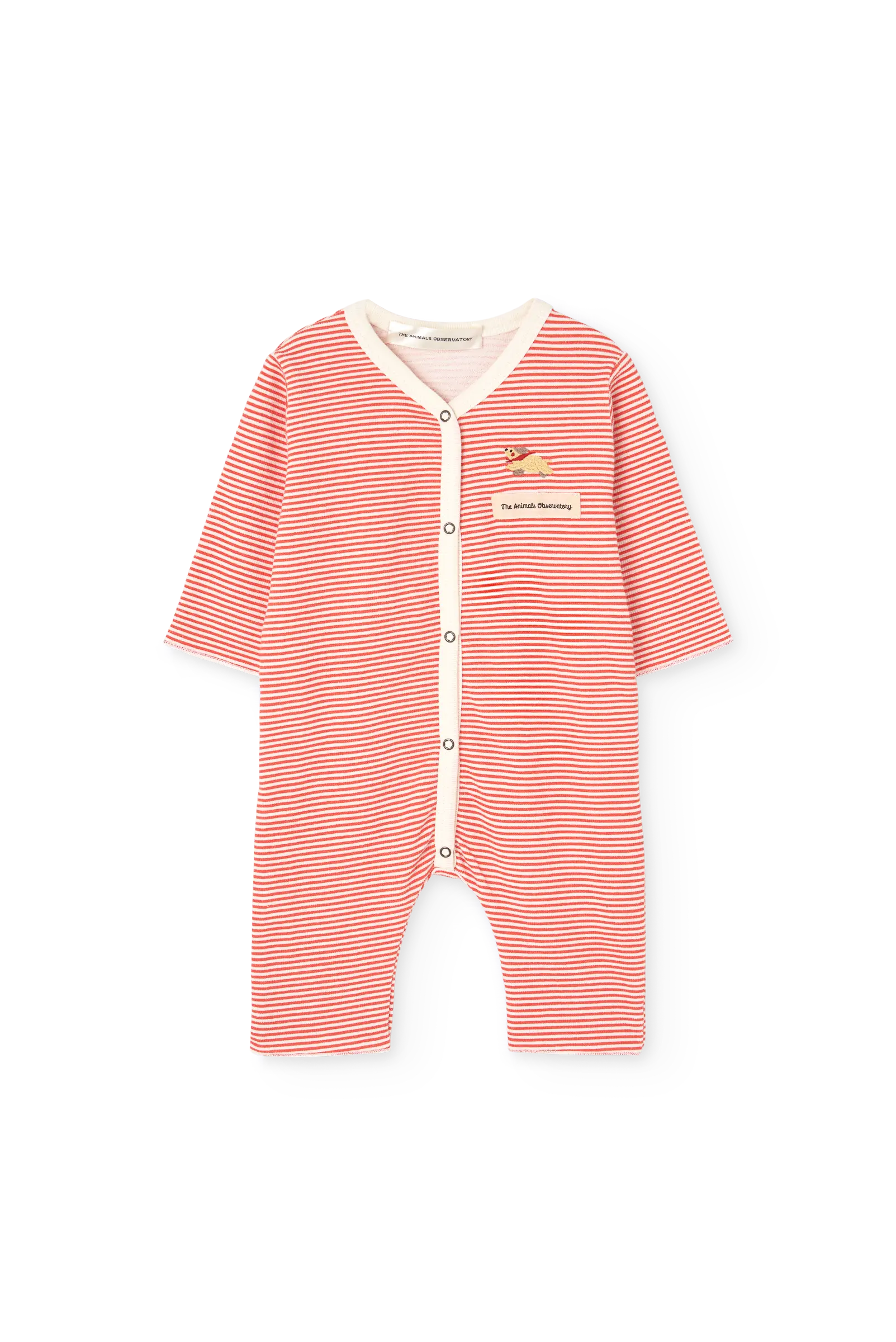 Striped Owl Pajama for baby FRONT