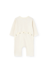Raw White Owl Pajama for baby BACK