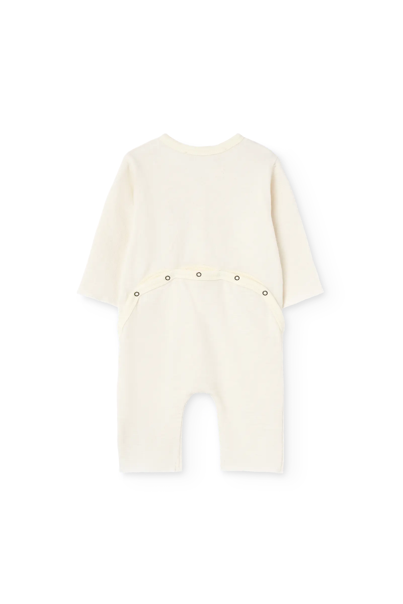 Raw White Owl Pajama for baby BACK