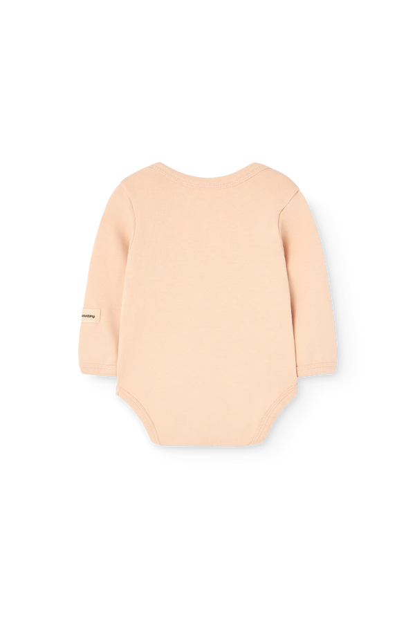 Pinkish-beige Feral Body for baby BACK