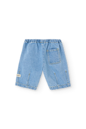 Soft Blue Coronet Pants for baby BACK
