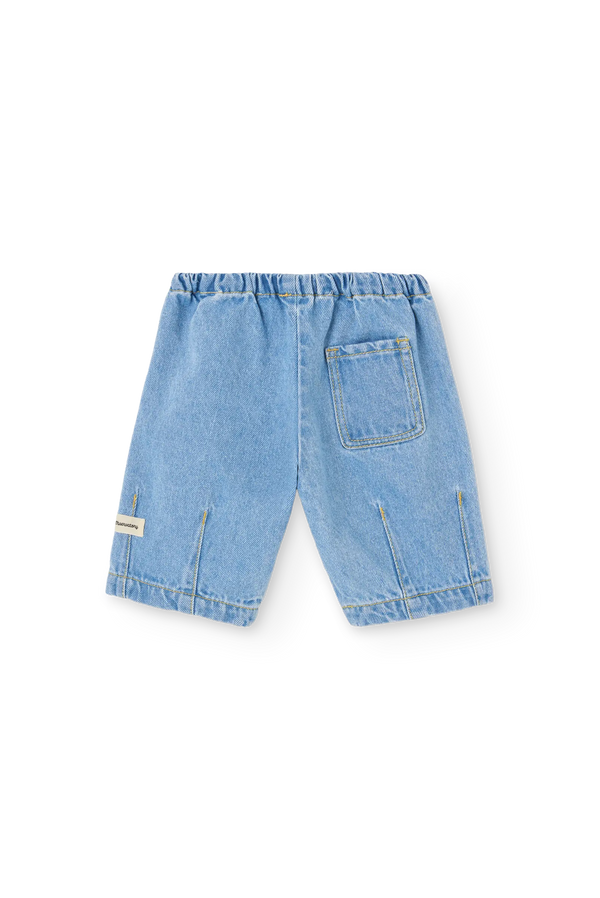 Soft Blue Coronet Pants for baby BACK