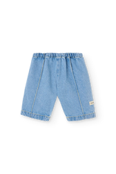 Soft Blue Coronet Pants for baby FRONT