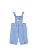 Soft Blue Catfish Denim Jumpsuit for baby