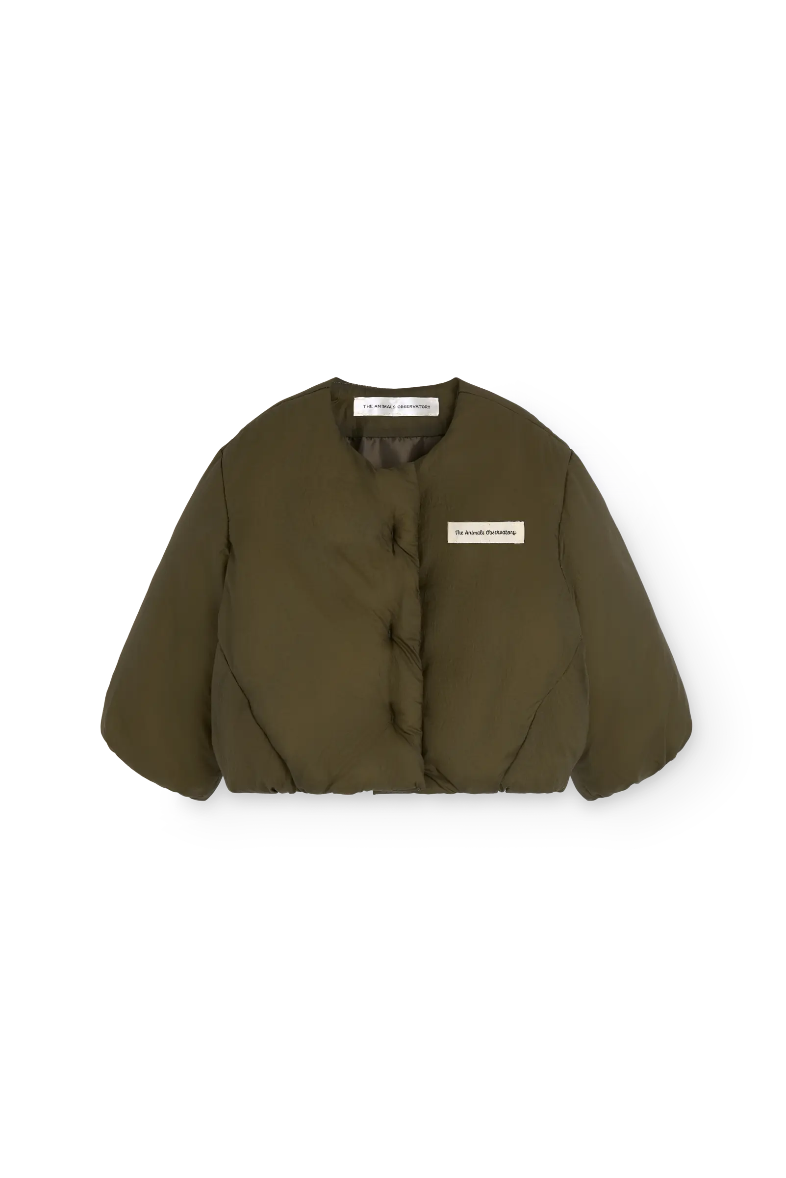 Military Green Bengal Puffer Jacket for baby COVER