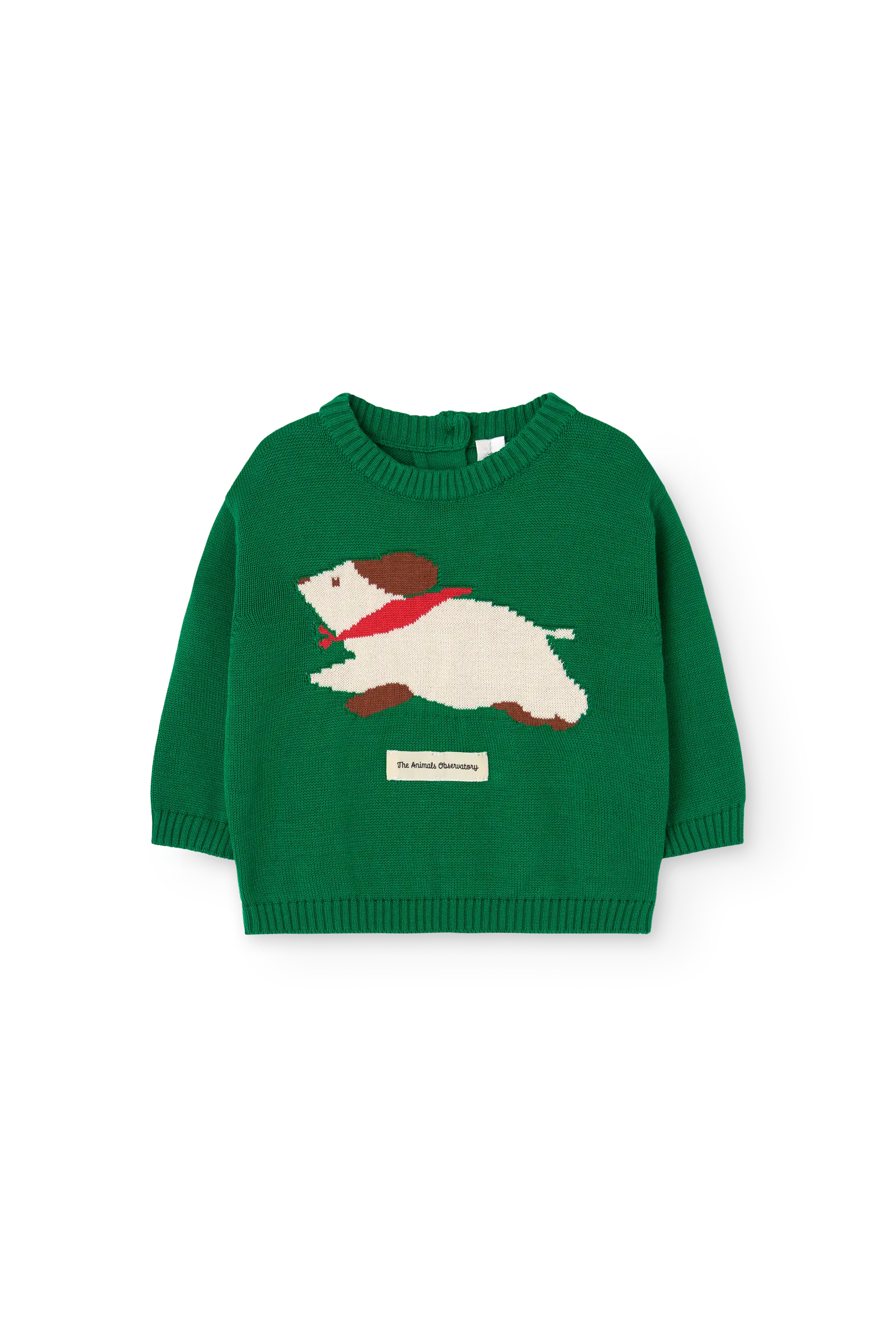 Dark Green Bobcat Sweater for baby COVER